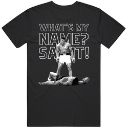 What's My Name Say It Muhammad Ali Boxing Cotton Unisex T Shirt