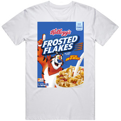 Frosted Flakes Box Greatest Cereal Of All Time Breakfast Fan Foodie Cotton Unisex T Shirt Frosted Flakes Box Greatest Cereal Of All Time Breakfast Fan Foodie Cotton Unisex T Shirt