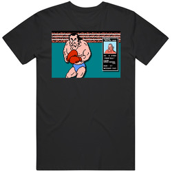 Super Macho Man Mike Tyson Punch Out Boxer Card Retro Video Game Fan Cotton Unisex T Shirt