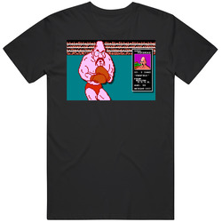 Soda Popinski Mike Tyson Punch Out Boxer Card Retro Video Game Fan Cotton Unisex T Shirt