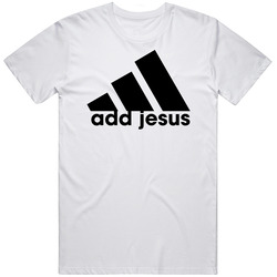 Adidas Add Jesus Parody Cotton Unisex T Shirt