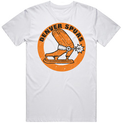 Denver Spurs World Hockey Association Retro Team Logo Cotton Unisex T Shirt