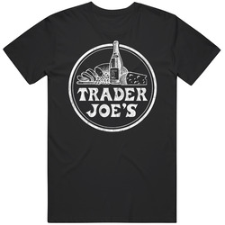 Trader Joe's Grocery Store Company Logo Vintage Grunge Look Cotton Unisex T Shirt Trader Joe's Grocery Store Company Logo Vintage Grunge Look Cotton Unisex T Shirt