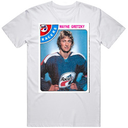 Wayne Gretzky Racers Hockey Trading Card Cotton Unisex T Shirt