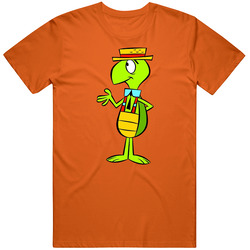 Tooter Turtle Retro Cartoon Character Cotton Unisex T Shirt