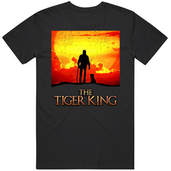 The Tiger King Lionking Movie Poster Parody Joe Exotic Fan Cotton Unisex T Shirt
