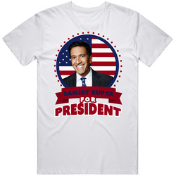 Sanjay Gupta For President Cotton Unisex T Shirt
