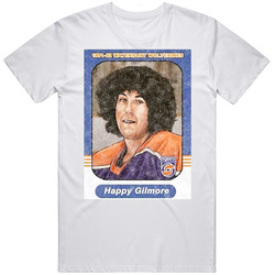 Happy Gilmore Hockey Afro Trading Card Distressed Look Trading Card Cotton Unisex T Shirt Happy Gilmore Hockey Afro Trading Card Distressed Look Trading Card Cotton Unisex T Shirt