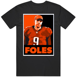 Nick Foles Hope Poster Style  Chicago Football Cotton Unisex T Shirt