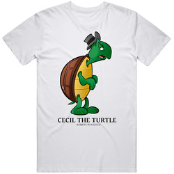 Cecil The Turtle Rabbits Run Retro Cartoon Cotton Unisex T Shirt