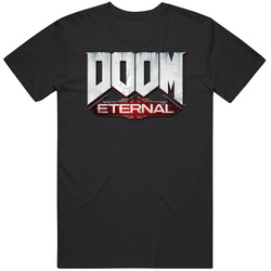 Doom Eternal Video Game Logo Cotton Unisex T Shirt