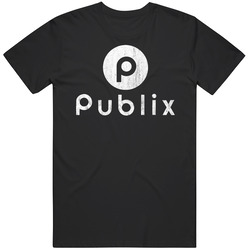 Publix Grocery Store Company Logo Vintage Grunge Look Cotton Unisex T Shirt Publix Grocery Store Company Logo Vintage Grunge Look Cotton Unisex T Shirt