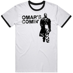Omar Little Comin Hustle Wire Cotton Unisex T Shirt Omar Little Comin Hustle Wire Cotton Unisex T Shirt