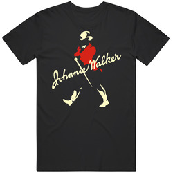 Johnnie Johnny Walker Whiskey Booze Alcohol Top Cotton Unisex T Shirt