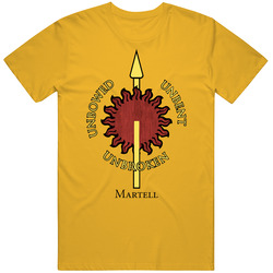 House Martell Game Of Thrones Cotton Unisex T Shirt House Martell Game Of Thrones Cotton Unisex T Shirt