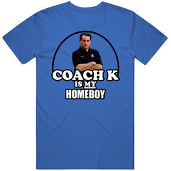 Coach K Is My Homeboy Cotton Unisex T Shirt