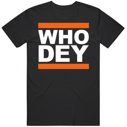 Who Dey Cincinnati Cincy Bengals Fans Cotton Unisex T Shirt