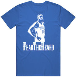 James Harden Okc Basketball Fear The Beard Cotton Unisex T Shirt