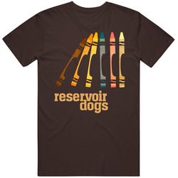 Reservoir Dogs Movie Wolf Orange Blue Cotton Unisex T Shirt