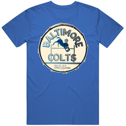 Baltimore Colts Marching Band Football Retro Cotton Unisex T Shirt