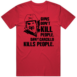Chicago Dan Carcillo Hockey Fighter Cotton Unisex T Shirt