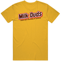 Milk Duds Chocolate And Caramel Retro Bar Cotton Unisex T Shirt