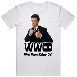 What Would Colbert Do Stephen Colbert Cotton Unisex T Shirt What Would Colbert Do Stephen Colbert Cotton Unisex T Shirt