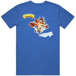 Crash Bandicoot Video Game Cotton Unisex T Shirt