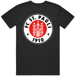 St Pauli Black Red Fc Sankt Pauli Cotton Unisex T Shirt