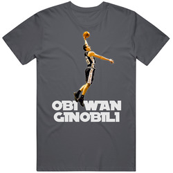 Manu Ginobili San Antonio Obi Wan Ginobili Cotton Unisex T Shirt
