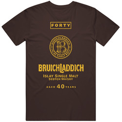 Bruichladdich Forty Whiskey Scotch Alcohol Cotton Unisex T Shirt