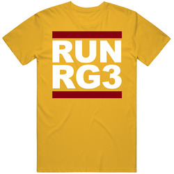Run Rg3 Washington Football Robert Griffen Cotton Unisex T Shirt