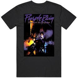 Purple Rain Prince Cotton Unisex T Shirt