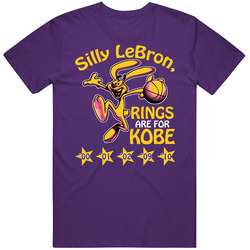 La Los Angeles Lakers Kobe Bryant Miami Lebron Cotton Unisex T Shirt