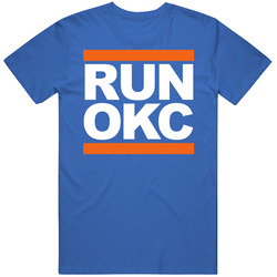 Run Okc Oklahoma City Loud City Basketball Cotton Unisex T Shirt