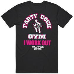 Party Rock Gym I Work Out Cotton Unisex T Shirt