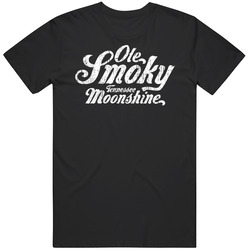 Ole Smokey Tennesee Moonshine Logo Vintage T Shirt