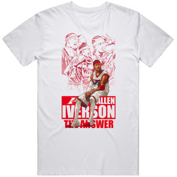 Allen Iverson Basketball Montage Vintage T Shirt