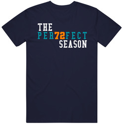 The Perfect 72 Season Don Shula Miami Football Vintage T Shirt