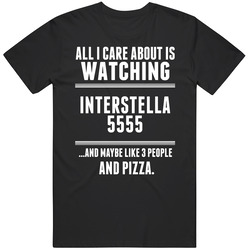 Care About Pizza Movie Interstella 5555 Sci Fi Fantasy Cult Vintage T Shirt