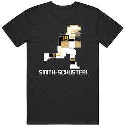 Juju Smith-schuster # 19 Tecmo Bowl Pittsburgh Football Athlete Fan Vintage T Shirt
