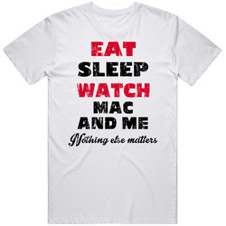 Eat Sleep Watch Mac And Me Sci Fi Fantasy Cult Movie Aged Vintage T Shirt