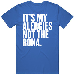 It's My Allergies Not The Rona Virus Social Distancing Vintage T Shirt