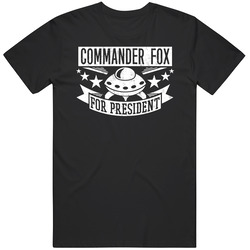 Commander Fox For President Star Wars Character Parody Vintage T Shirt