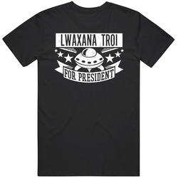 Lwaxana Troi For President Star Trek Character Parody Vintage T Shirt