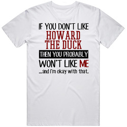 If You Dont Like Howard The Duck Sci Fi Fantasy Cult Movie Vintage T Shirt