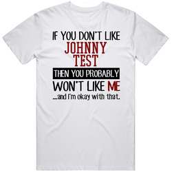 You Dont Like Johnny Test Sci Fi Cult Tv Show Vintage T Shirt