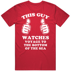 Voyage To The Bottom Of The Sea Tv Show Guy Watches Vintage T Shirt