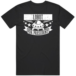Lobot For President Star Wars Character Parody Vintage T Shirt