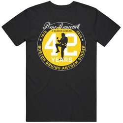 Rene Rancourt A Garden Legend Boston Ice Hockey Anthem Singer Vintage T Shirt